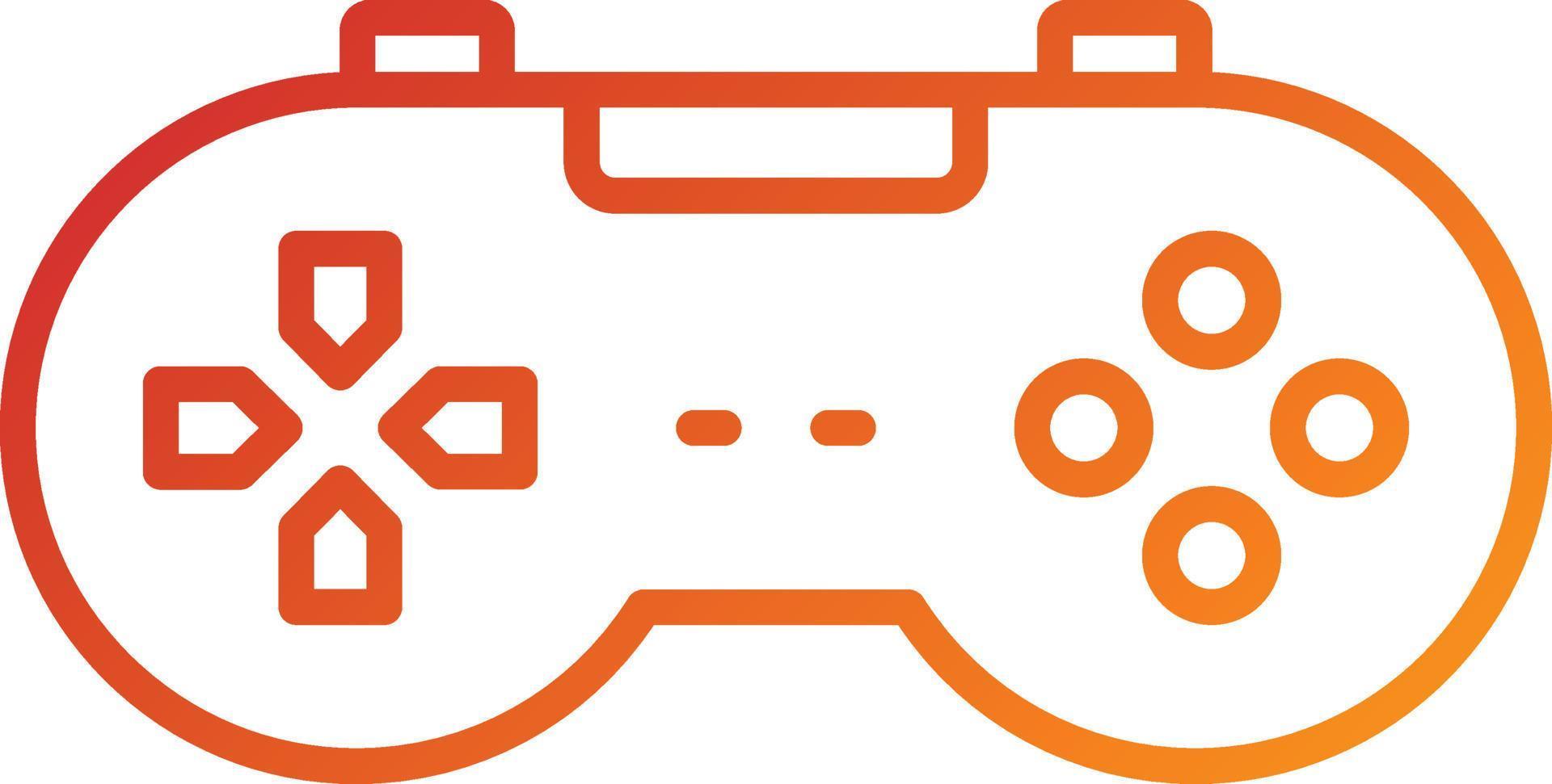 Game-Controller-Icon-Stil vektor