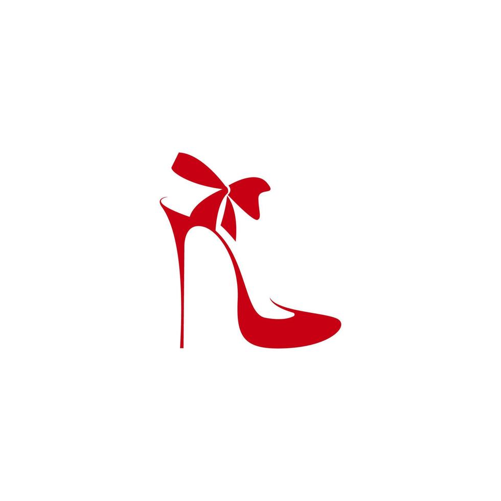 High Heels-Symbol-Logo-Design vektor