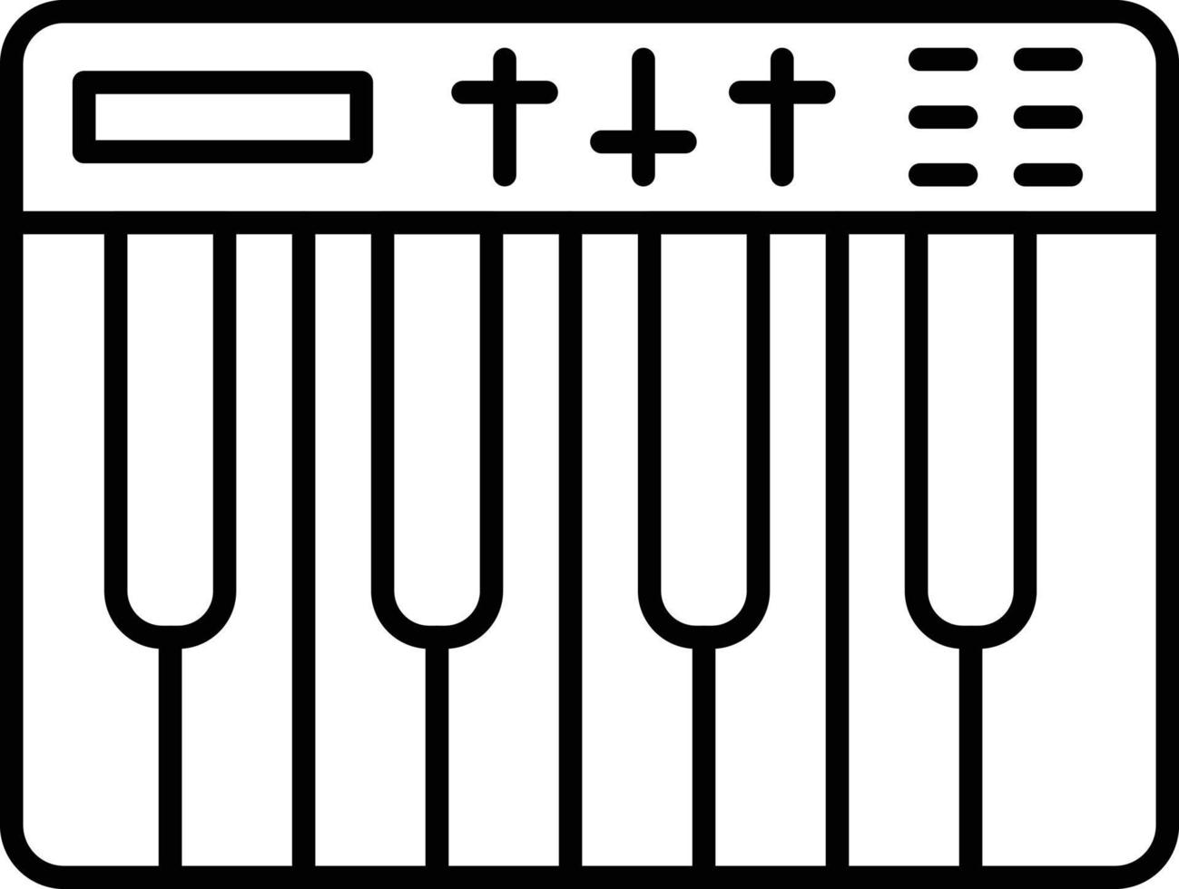 Midi-Gliederungssymbol vektor