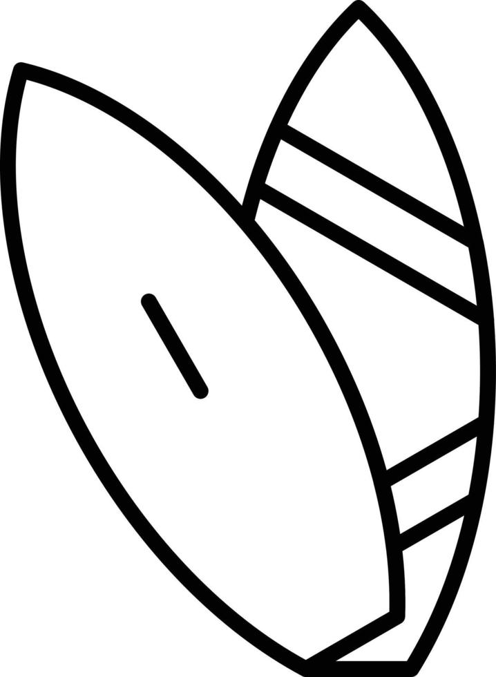 surfbräda disposition ikon vektor
