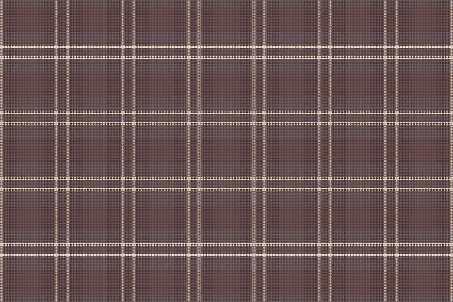 tartan rutigt mönster med textur och kaffe färg. vektor