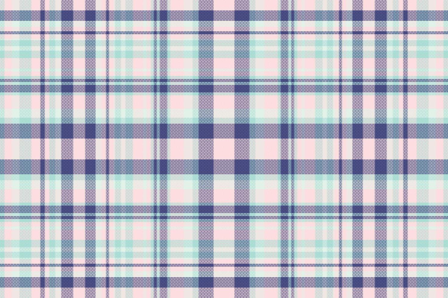 Tartan-Plaidmuster mit Textur und Retro-Farbe. vektor