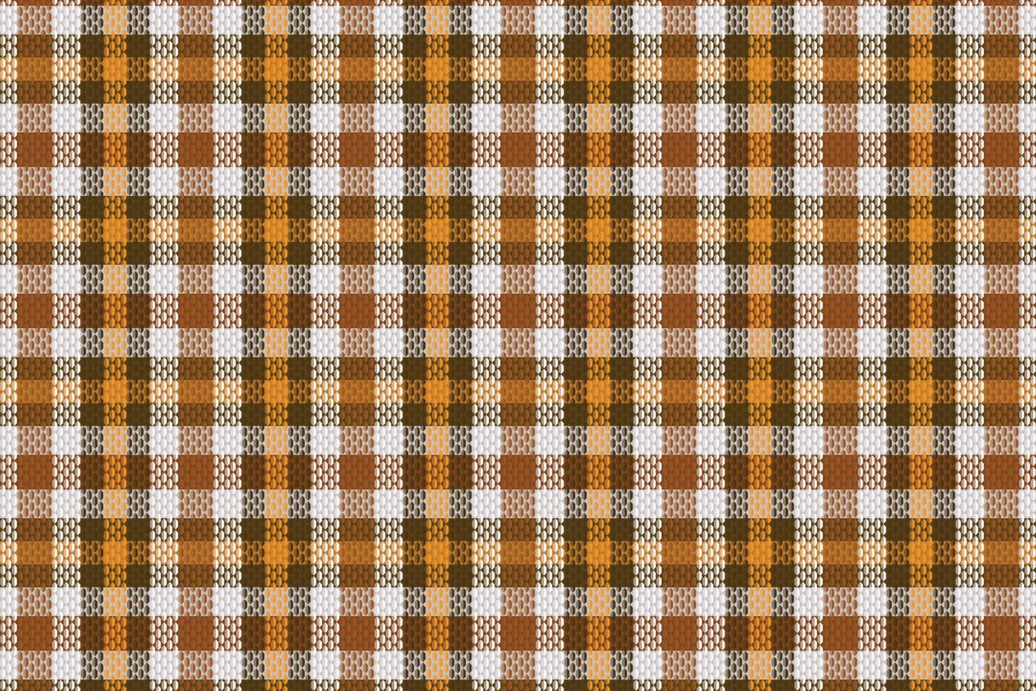 tartan rutigt mönster med textur och kaffe färg. vektor