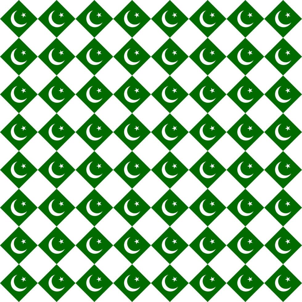 sömlös bakgrund symbol flagga nationella pakistan vektor