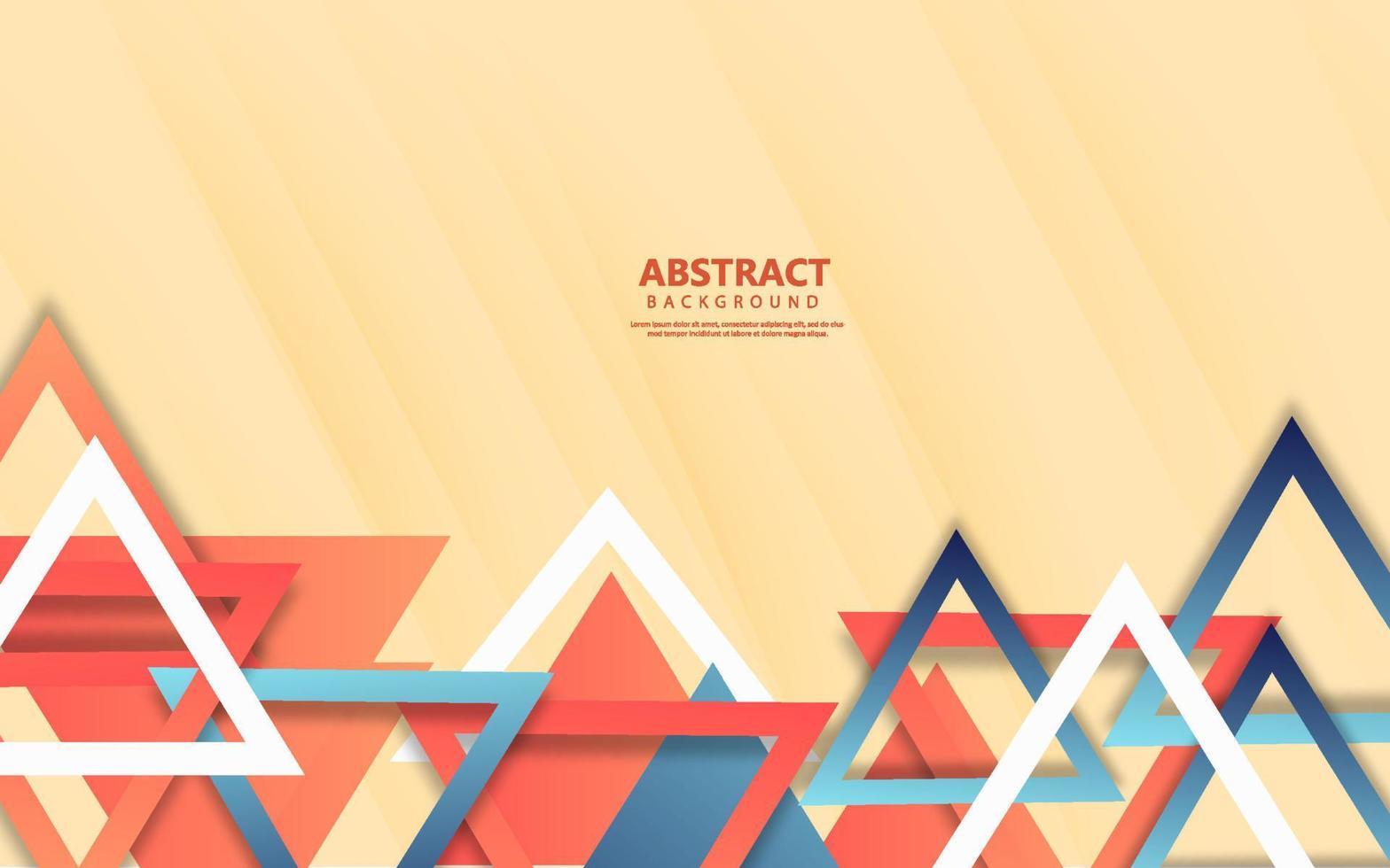 abstrakter Dreieck-Überlappungsschicht-Hintergrundvektor vektor