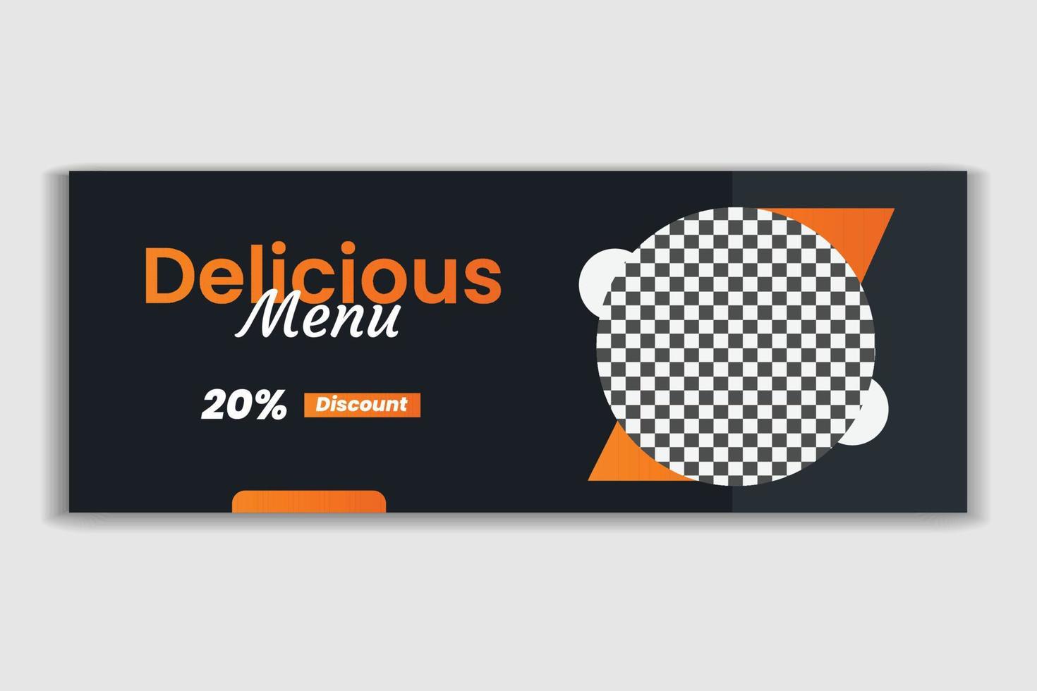 lebensmittel-social-media-cover-vorlage, restaurant-food-web-banner-design, social-media-vorlage. kostenloser Vektor