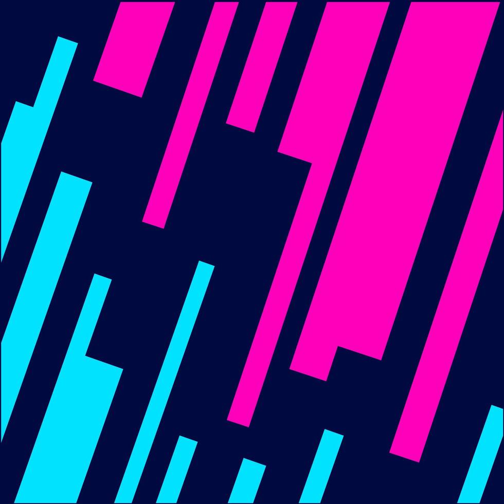 neon glöd teknik linjekonst färgglad design med mörk bakgrund. abstrakt vektorillustration. blå och rosa lila stil. vektor
