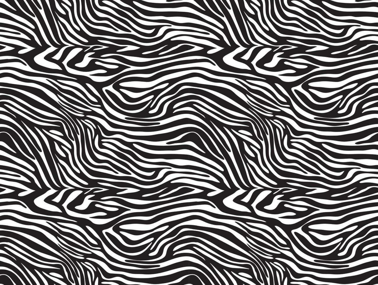 Vektortierdruck. Zebra-Ornament. nahtloses Muster vektor