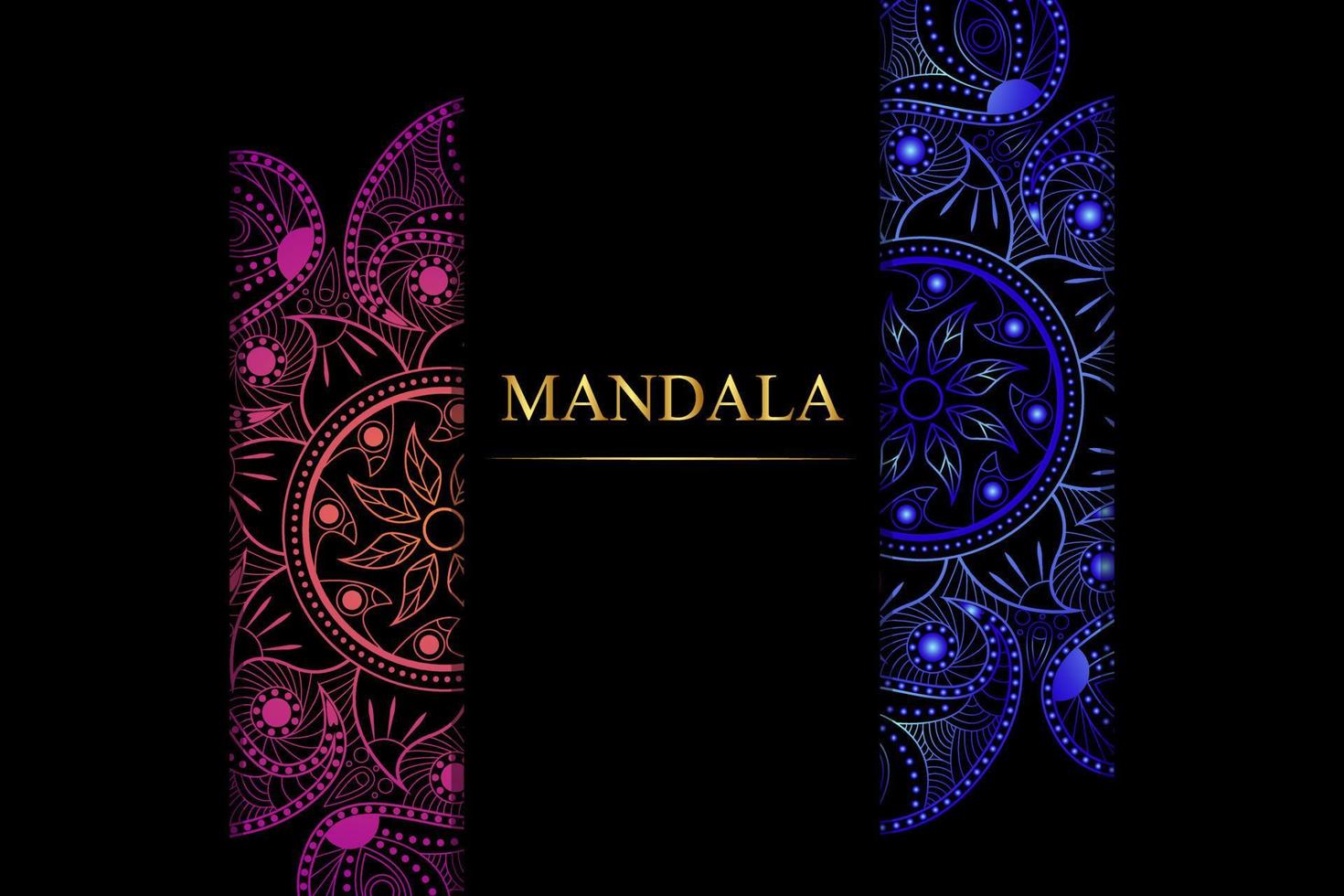 Luxus-Mandala-Hintergrund im arabischen islamischen Oststil. dekoratives mandala im ramadan-stil. Mandala für Print, Poster, Cover, Broschüre, Flyer, Banner vektor