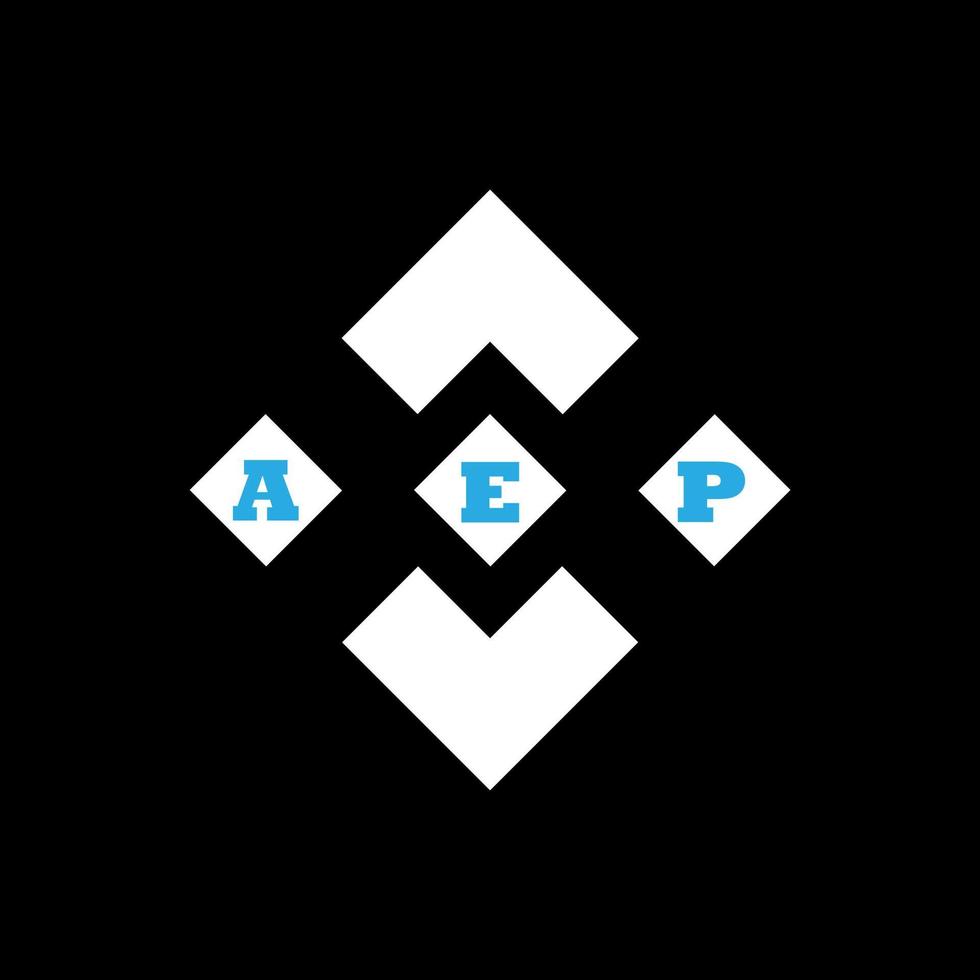 aep brief logo abstraktes kreatives design. aep einzigartiges Design vektor