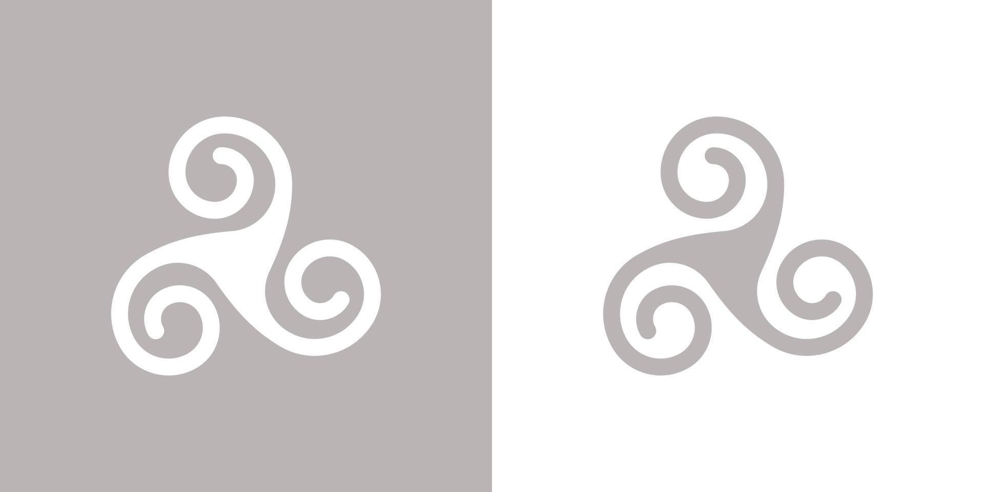 traditioneller keltischer Unendlichkeitsknoten. nationale Ornament-Strichzeichnungen. Vektorillustration auf weißem Hintergrund vektor