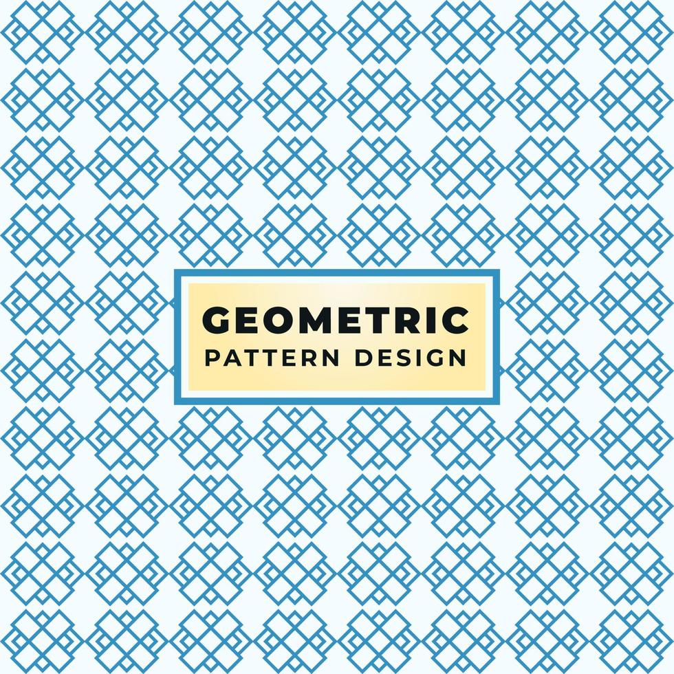 geometrisches nahtloses musterdesign für textil-, stoffmodemarke vektor