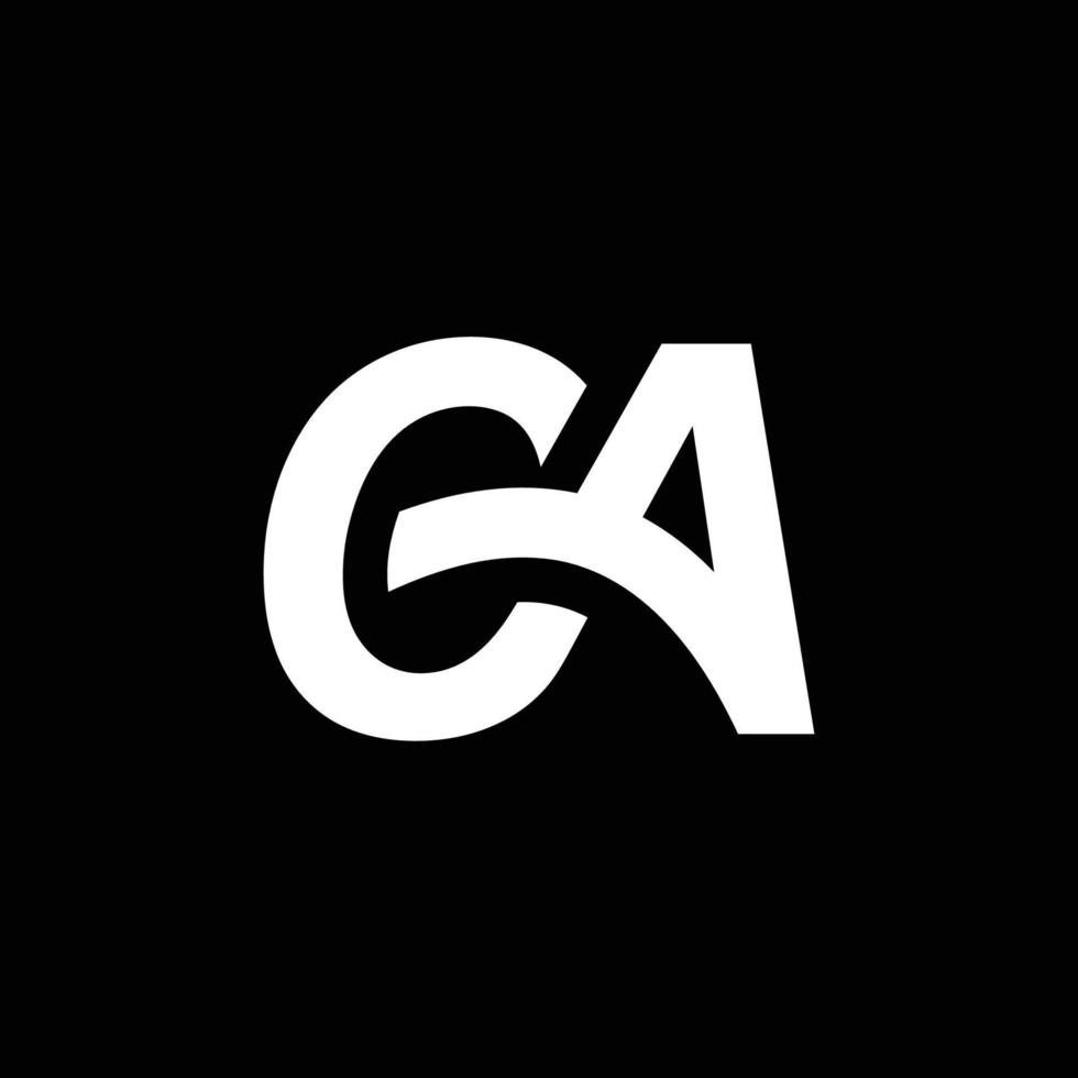 ca-Logo-Design vektor