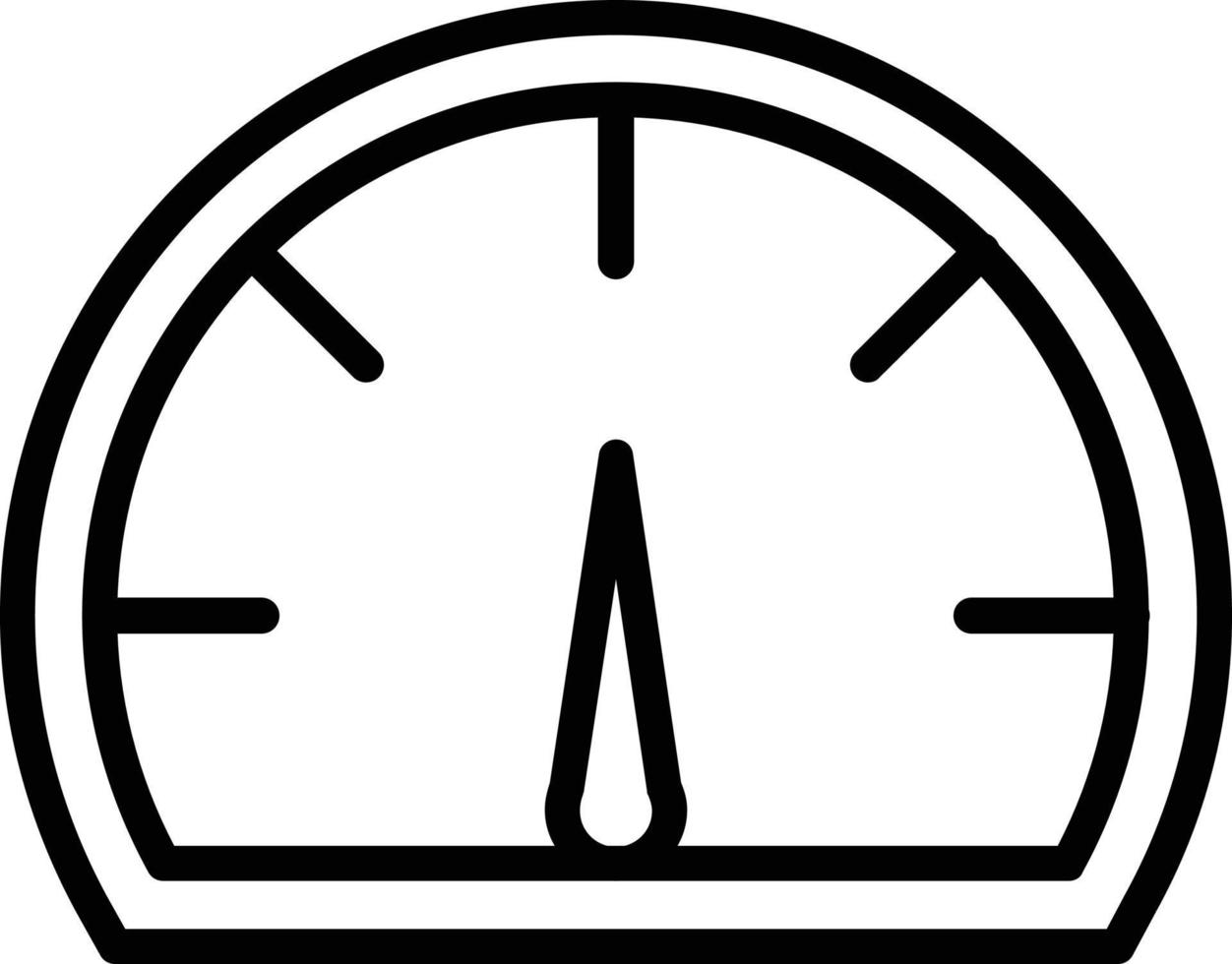 instrumentpanel vektor linje ikon