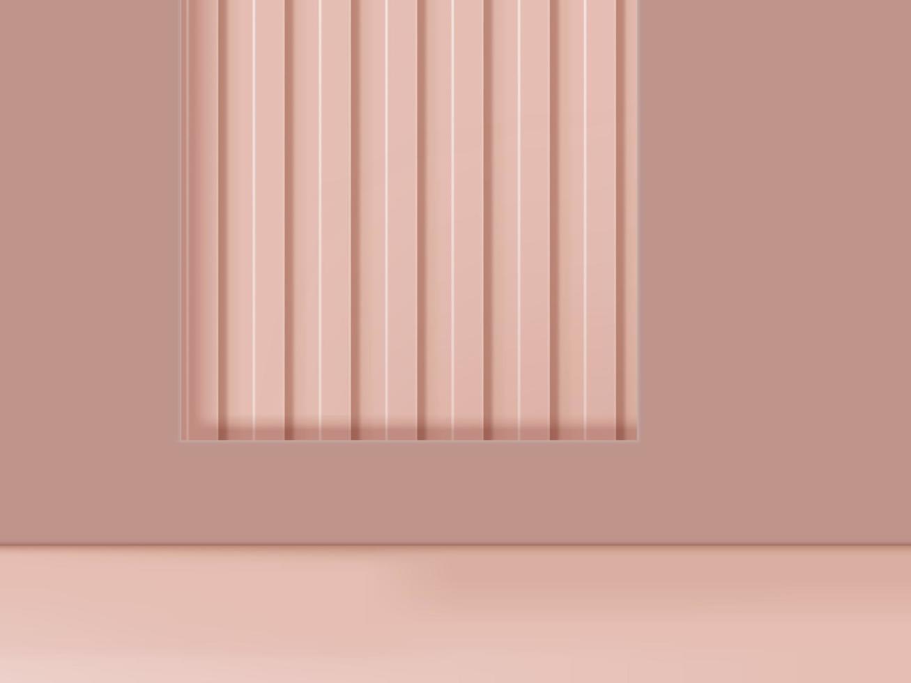 Vektor 3D-Darstellung Pastellfarben abstrakte Studioaufnahme Produktanzeigehintergrund