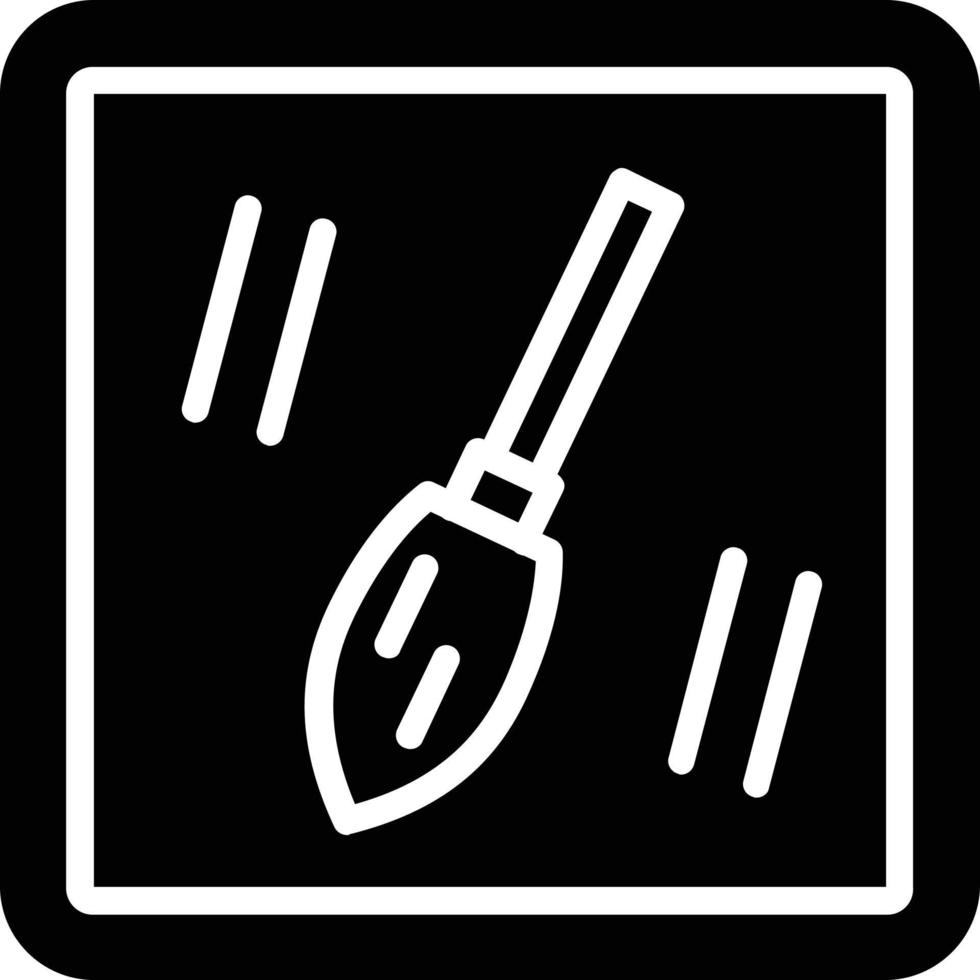 Symbol für Mop-Glyphe vektor