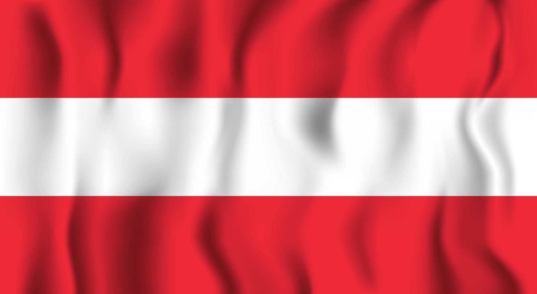 Flagge von Österreich vektor