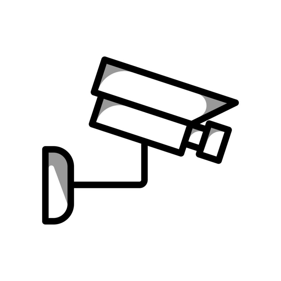 Abbildung Vektorgrafik des CCTV-Symbols vektor