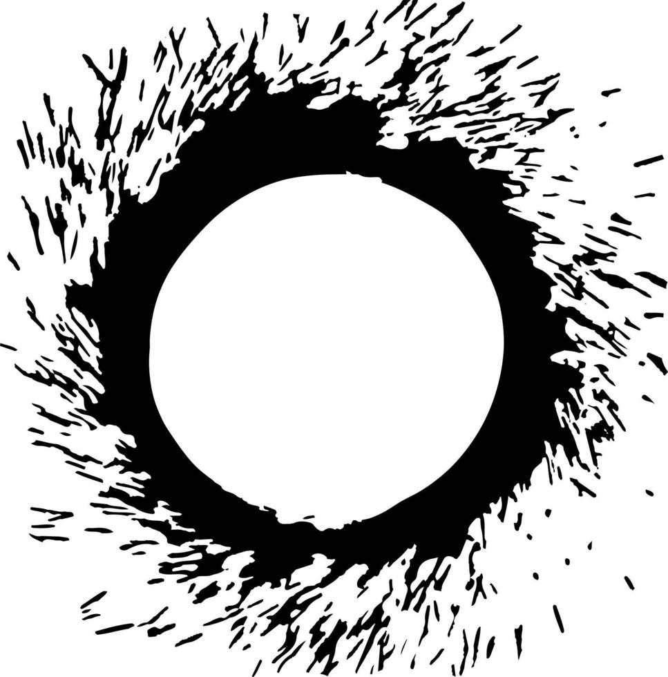 svart magi portal vektor ikon isolerad på vit bakgrund.