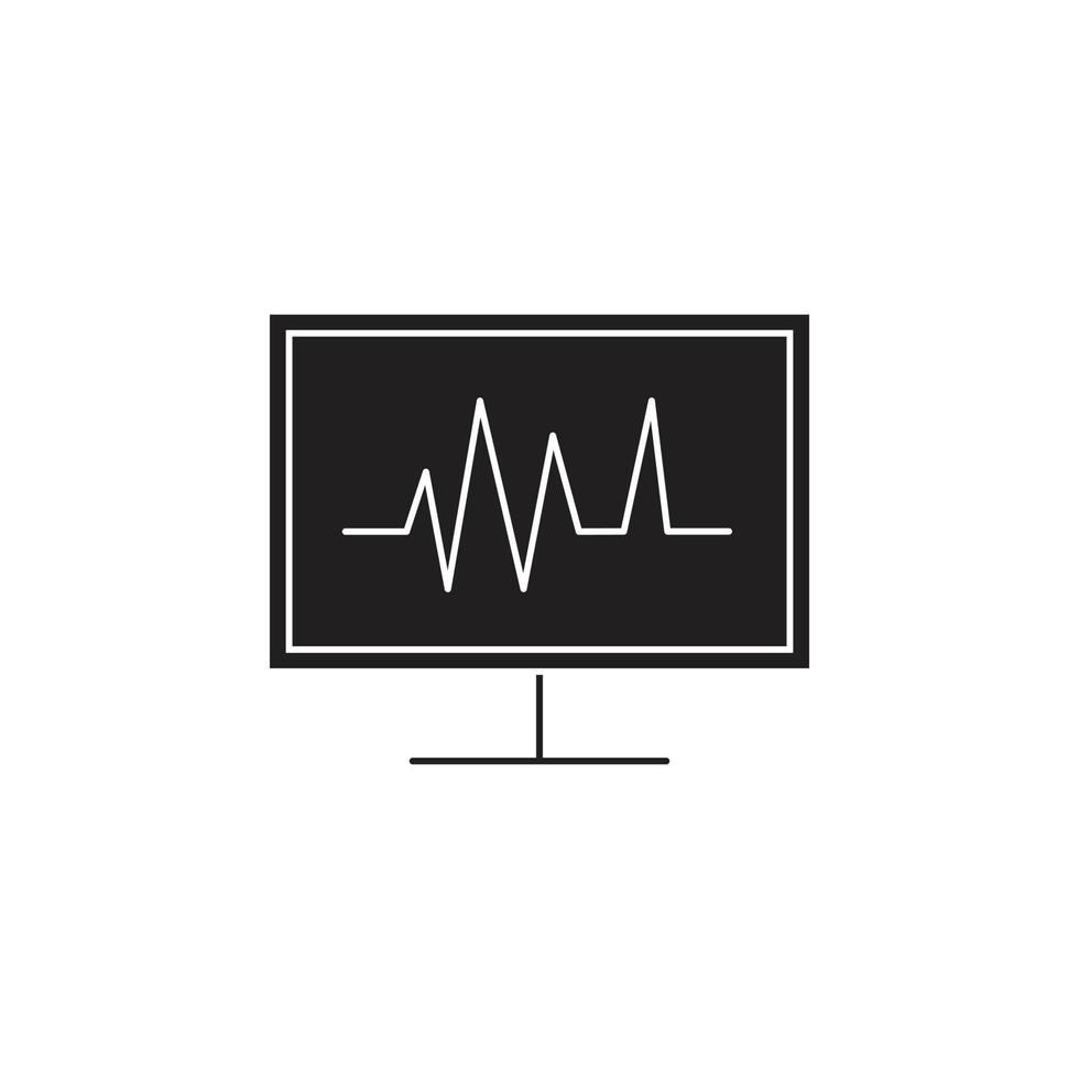 Herzschlag-Vektor für Website-Symbol-Icon-Präsentation vektor