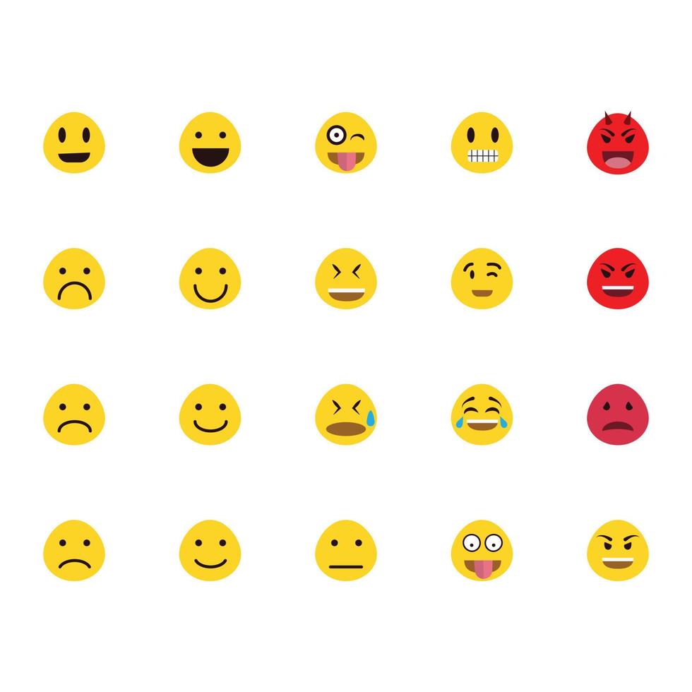 Emoji-Gesichtsvektor für Website-Symbol-Icon-Präsentation vektor