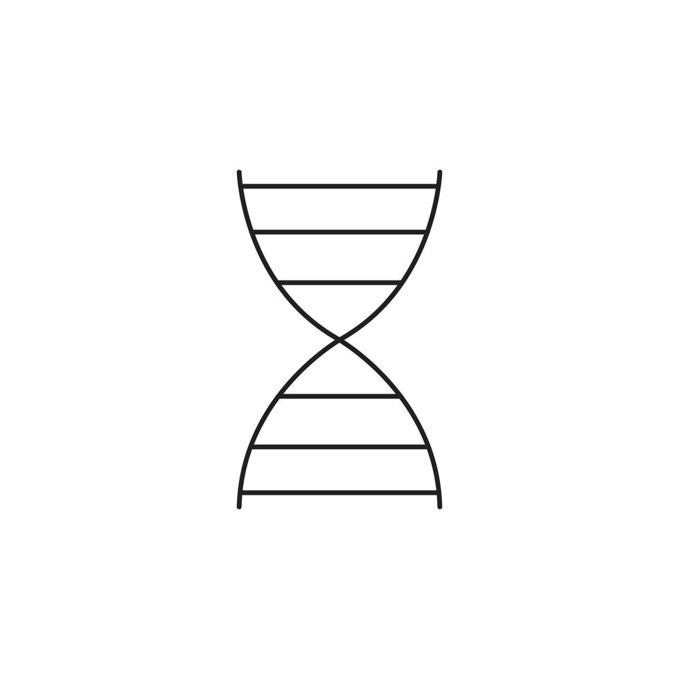 dna-vektor für die symbolpräsentation der website-symbole vektor