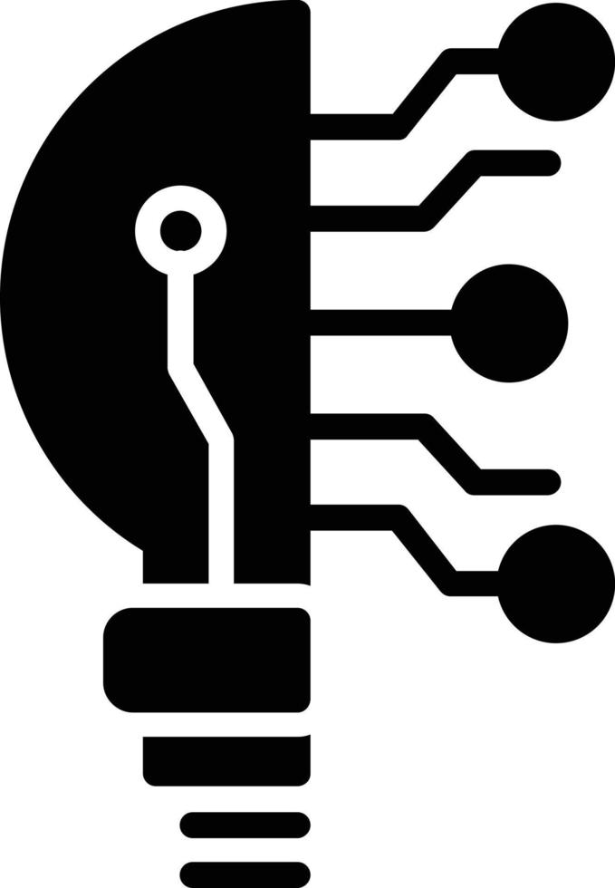 Technologie-Vektor-Glyphe-Symbol vektor