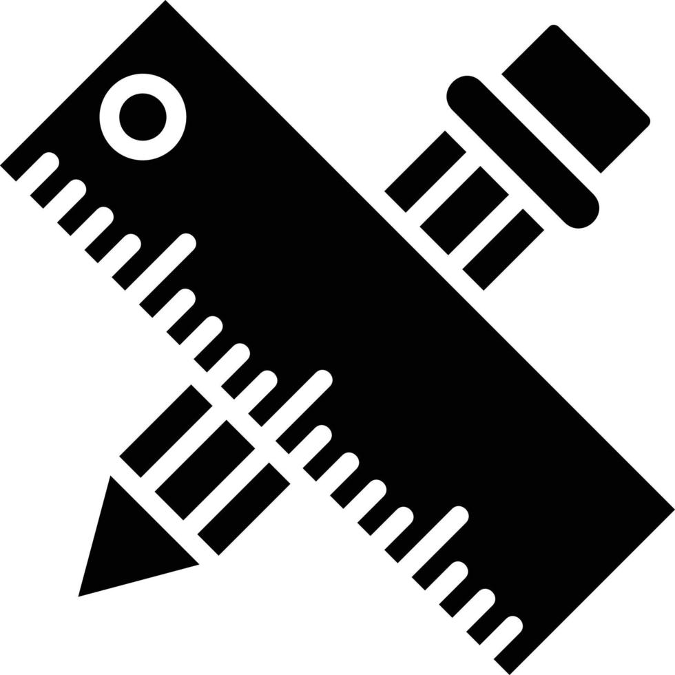 Werkzeug-Glyphen-Vektorsymbol vektor