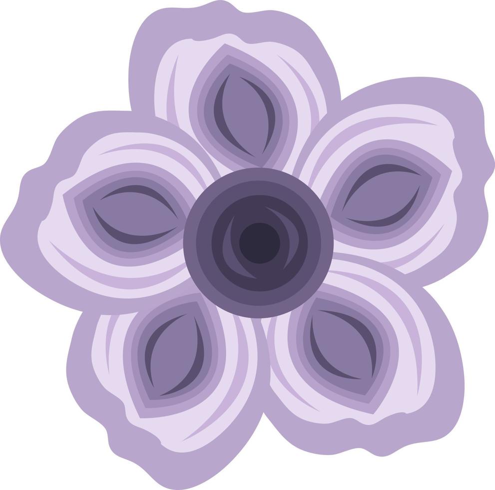 rölleka blomma vektorillustration för grafisk design och dekorativa element vektor