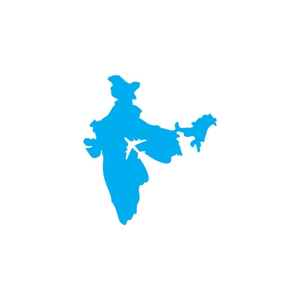 Indien-Reiselogo vektor