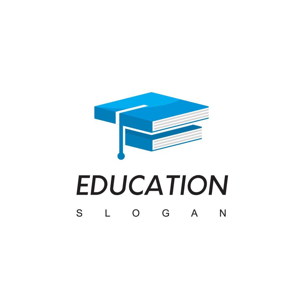 bok, utbildning logotyp mall vektor