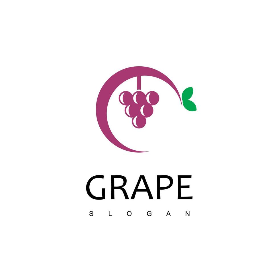 Grapefruit-Logo-Vorlage vektor