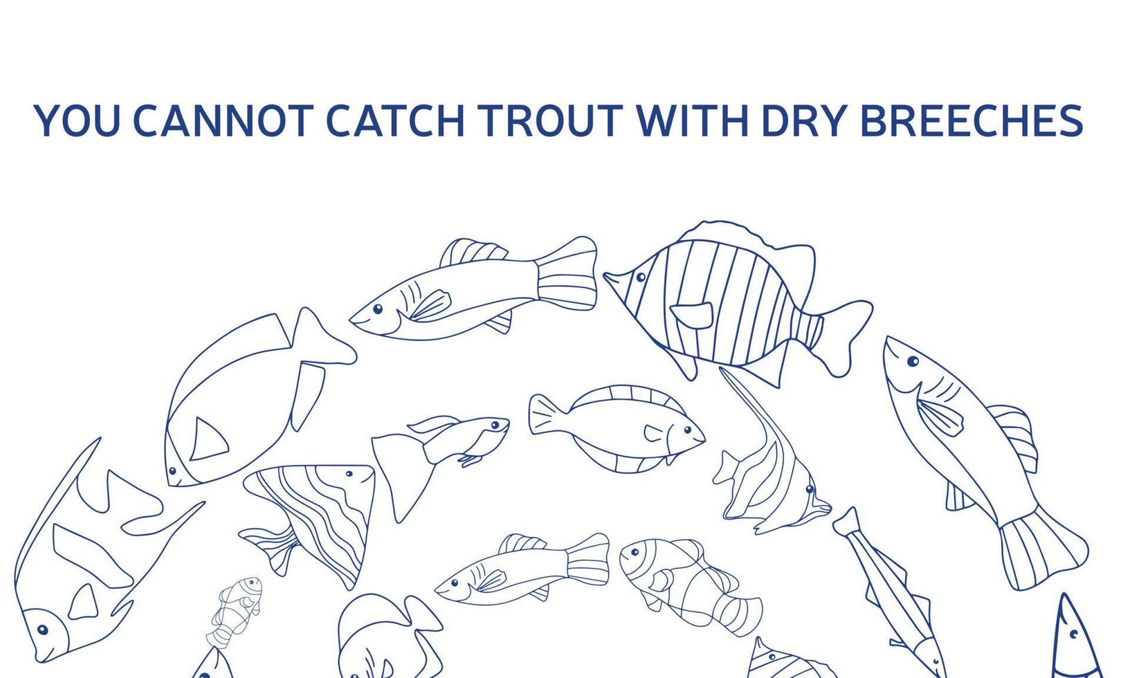 Ozean-Banner. Entwurfsvorlage für Fischetiketten. Fisch-Logo-Design für Fischhändler oder Fischrestaurant. Vektor-Illustration. vektor