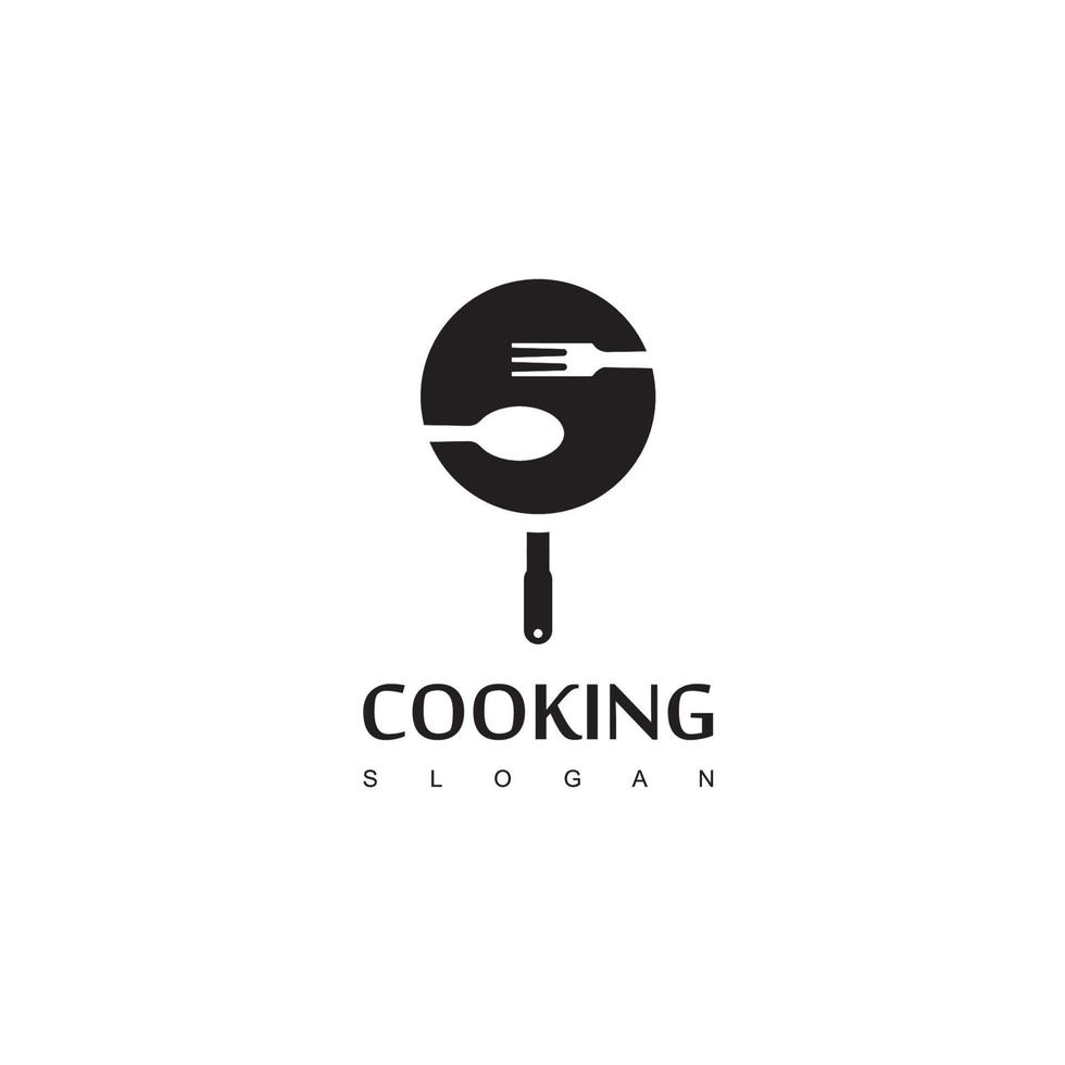 Kochen Logo-Design-Vorlage vektor