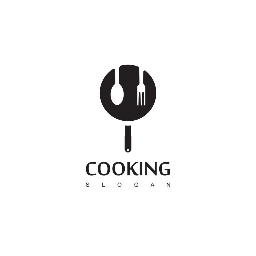 Kochen Logo-Design-Vorlage vektor