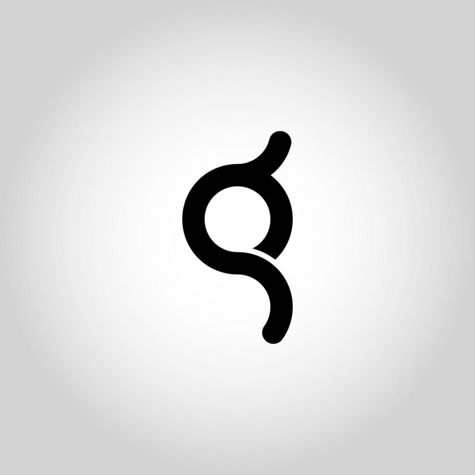bokstaven g logotyp design gratis vektor fil.