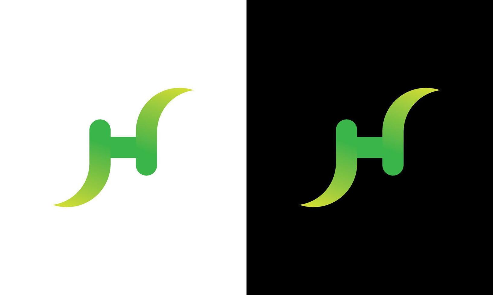 h logotypdesign gratis vektorfil vektor