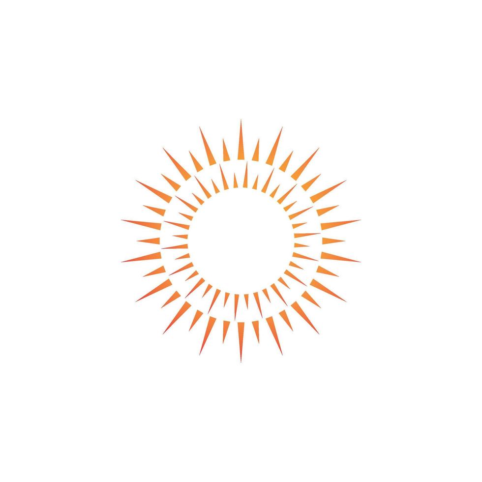 sun logotyp gratis vektorfil. vektor