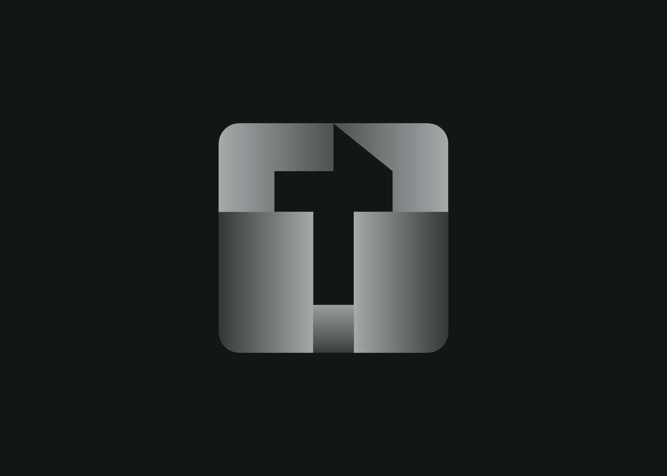 bokstaven t logotyp. t logotyp ikon design gratis vektor fil.