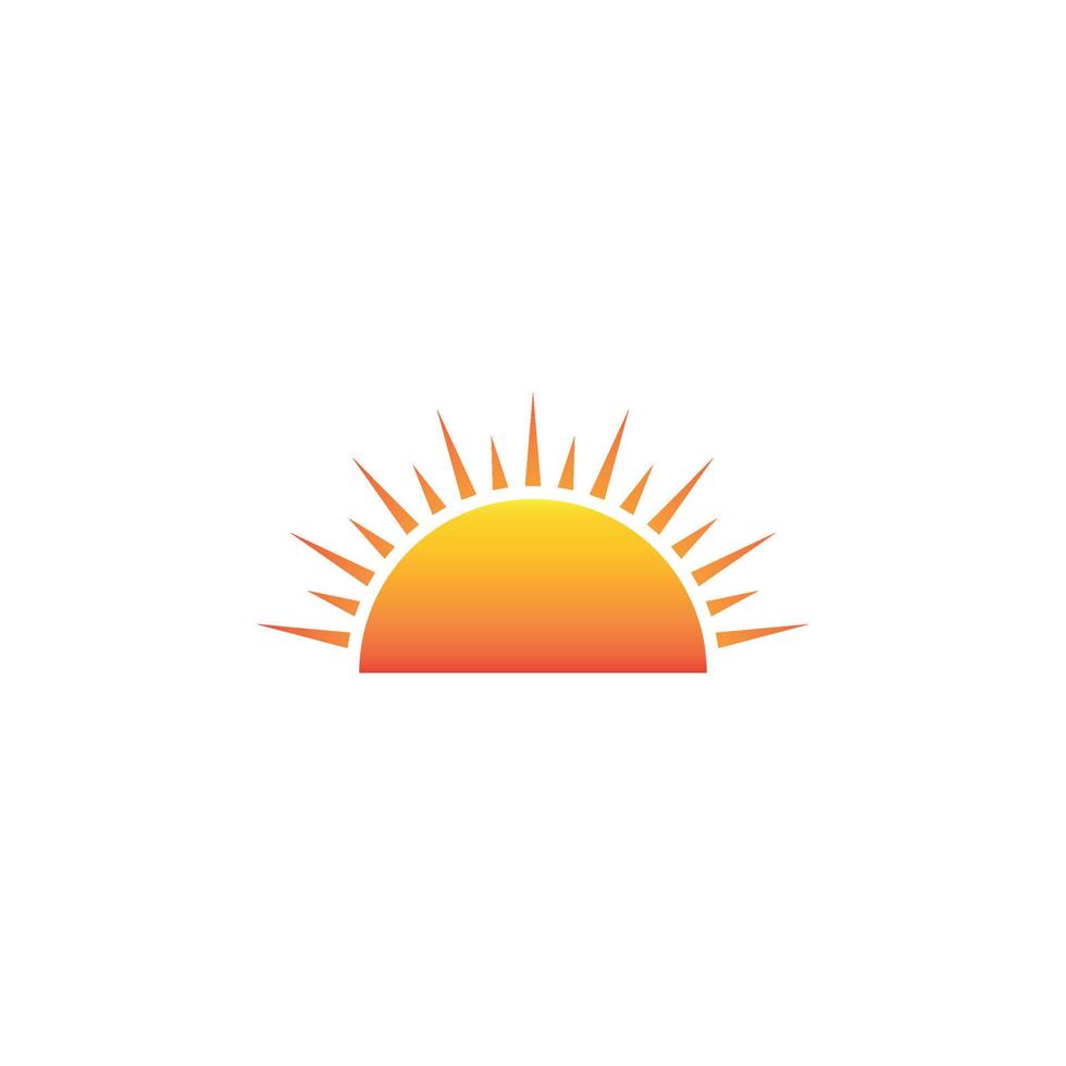 Sonne Logo kostenlose Vektordatei. vektor