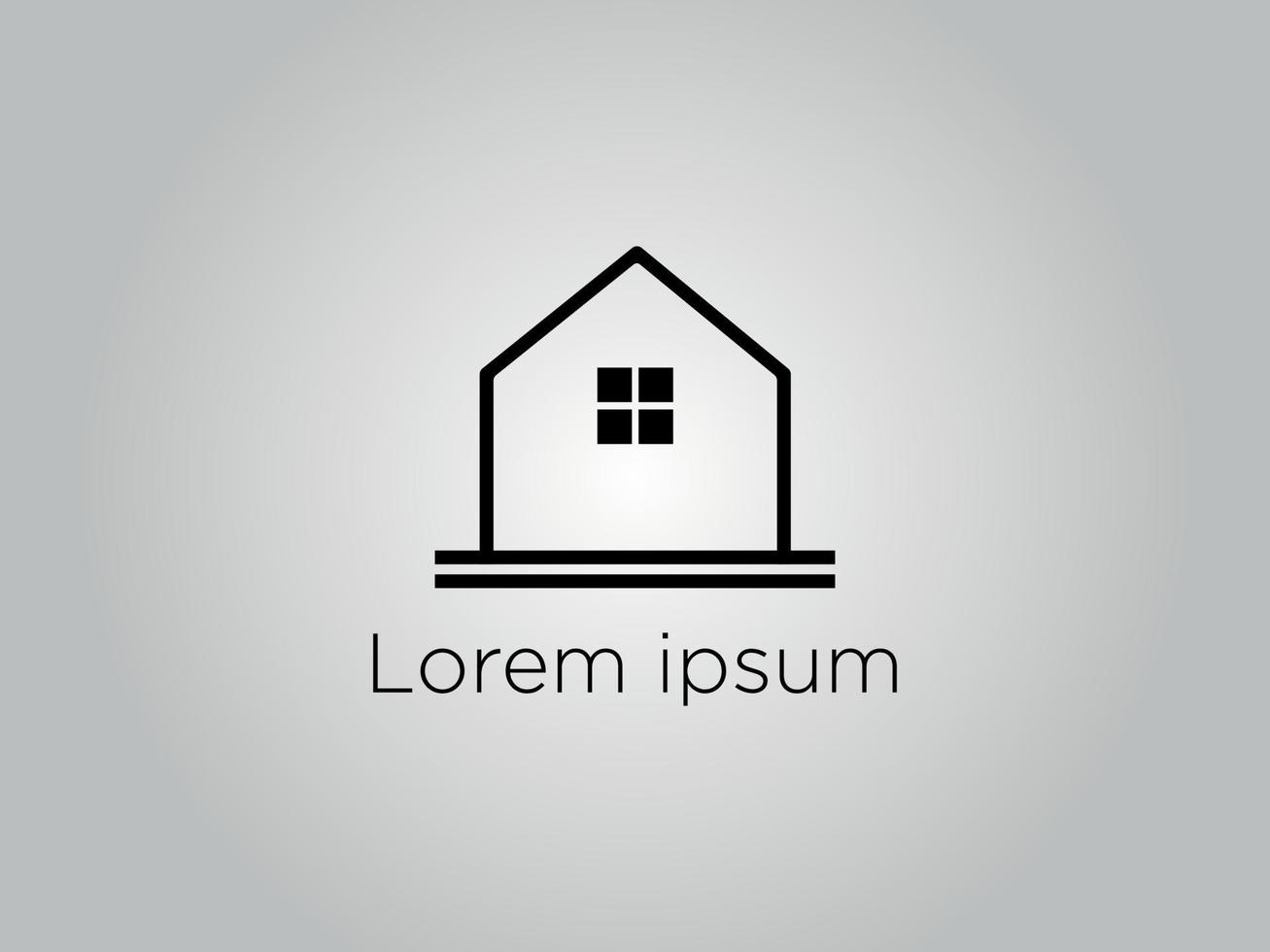 hem logotyp design gratis vektor fil