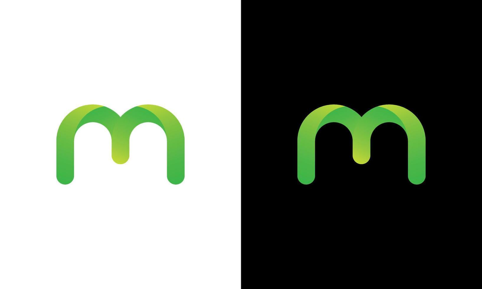 m logotyp design gratis vektorfil vektor