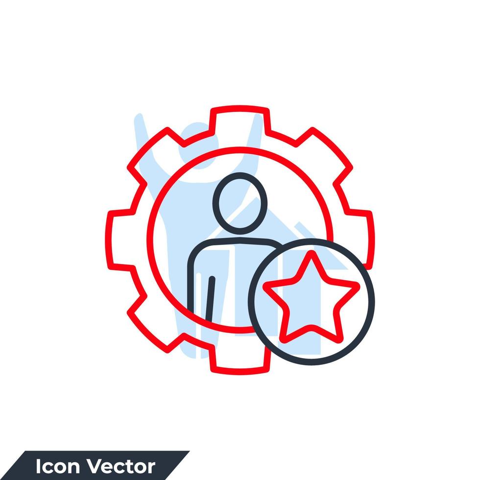 Skill-Symbol-Logo-Vektor-Illustration. Symbolvorlage für Mitarbeiterfähigkeiten für Grafik- und Webdesign-Sammlung vektor