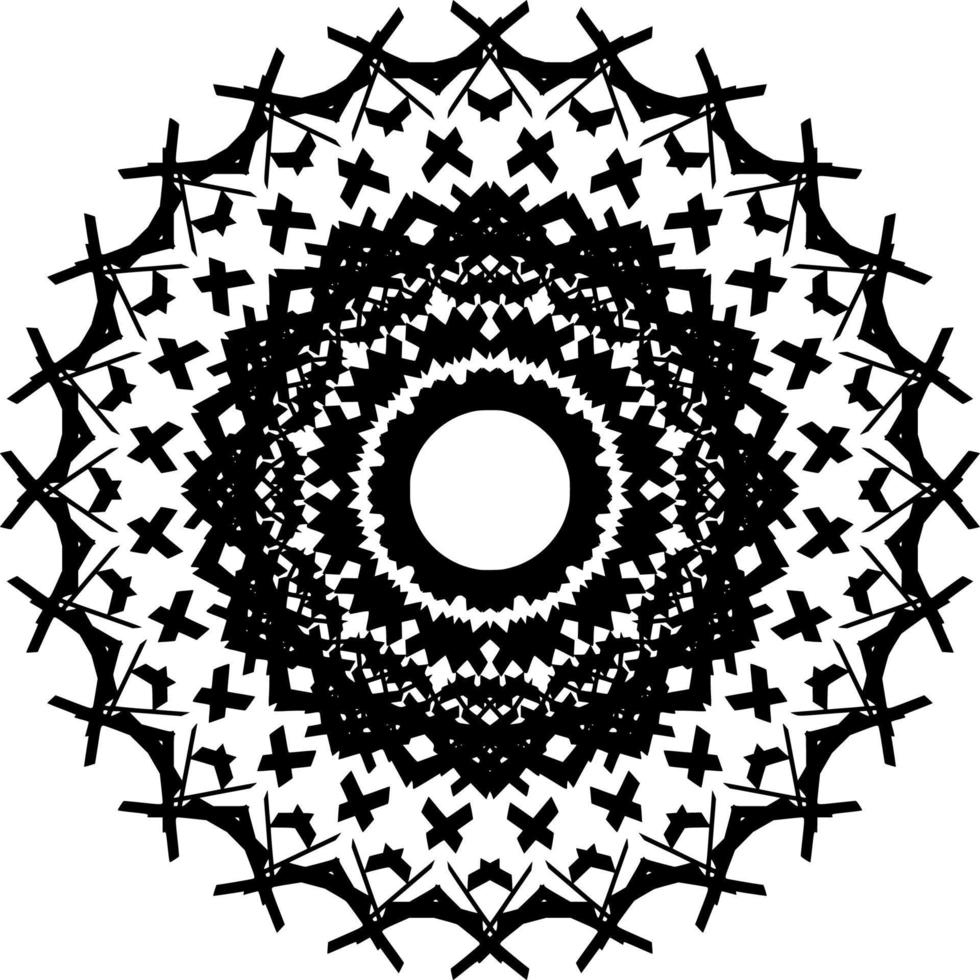 abstrakte Mandala Ornament Dekoration vektor