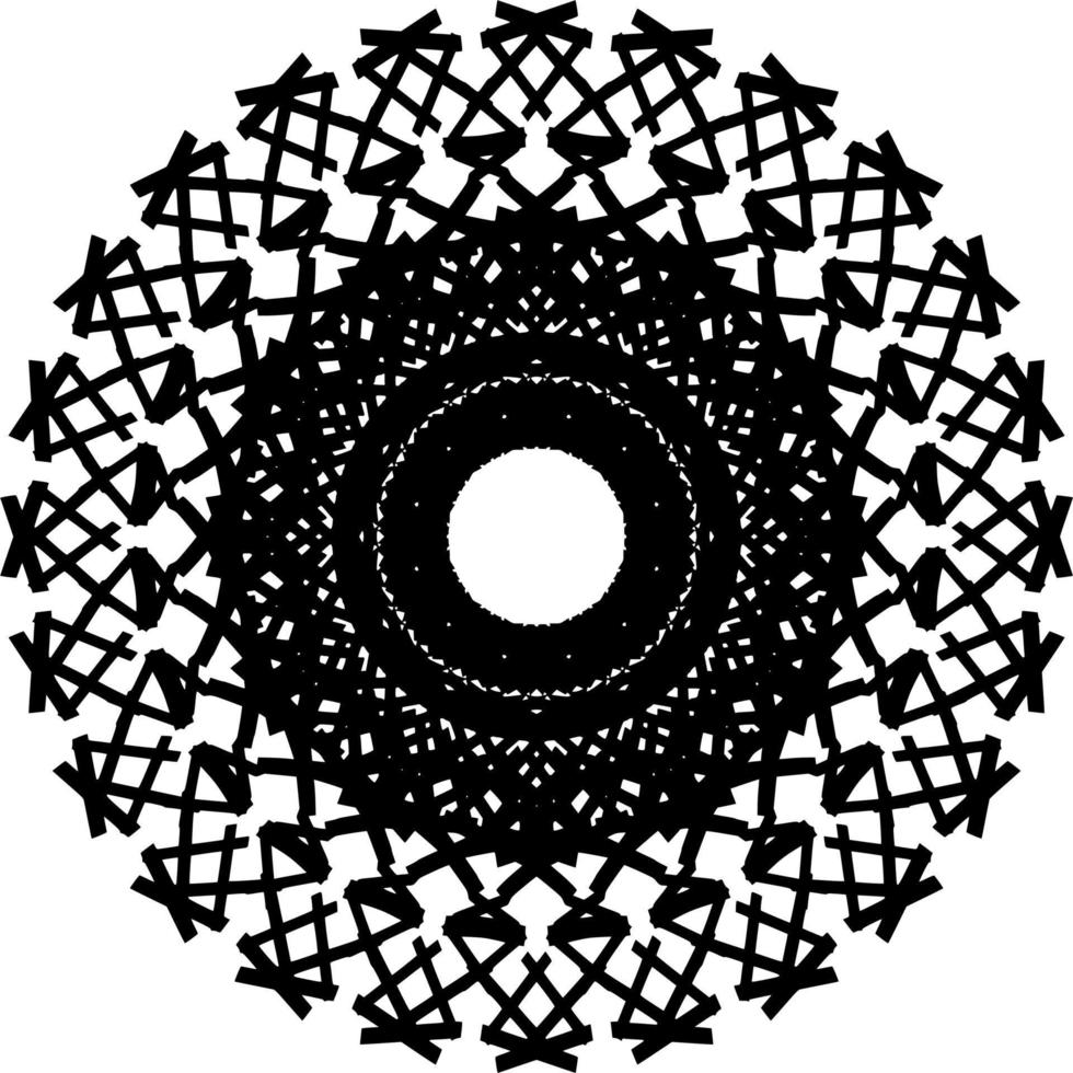 abstrakte Mandala Ornament Dekoration vektor