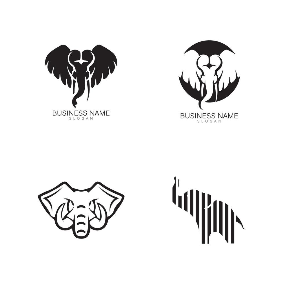 elefant logotyp mall vektor illustration design