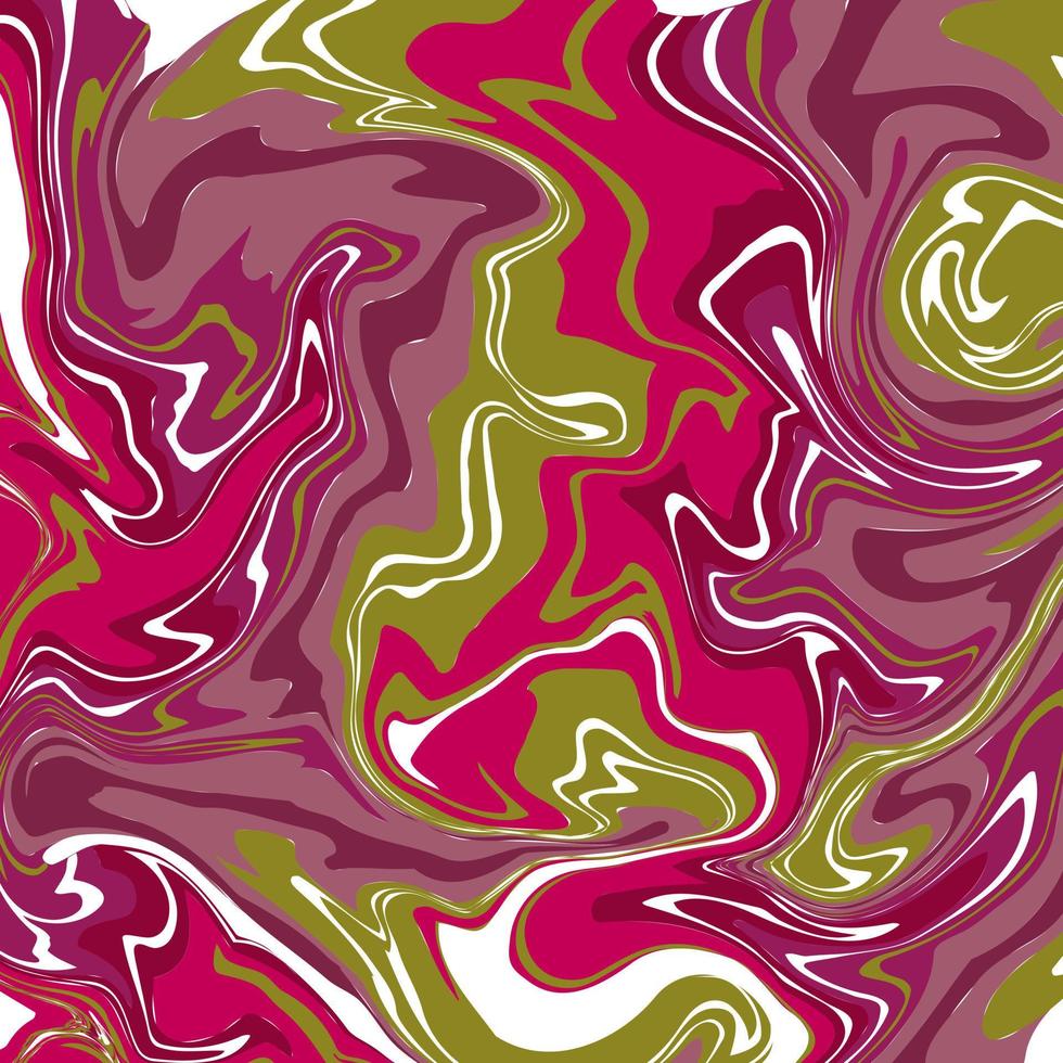 marmorstruktur i ljust rosa och gröna färger. abstrakt vektorbild. vektor