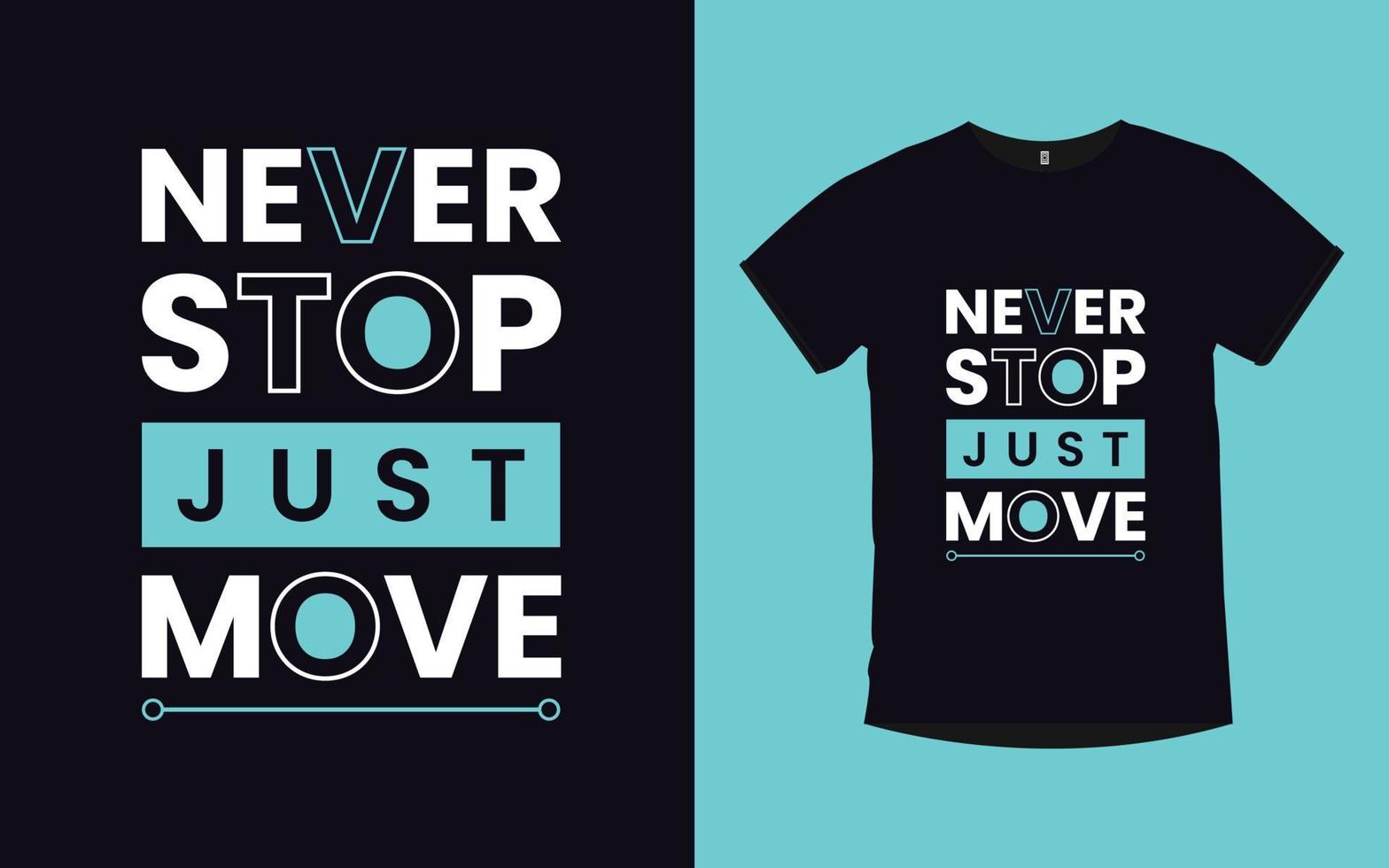 motiverande citat modern kreativ typografi t-shirt och muggdesign vektor