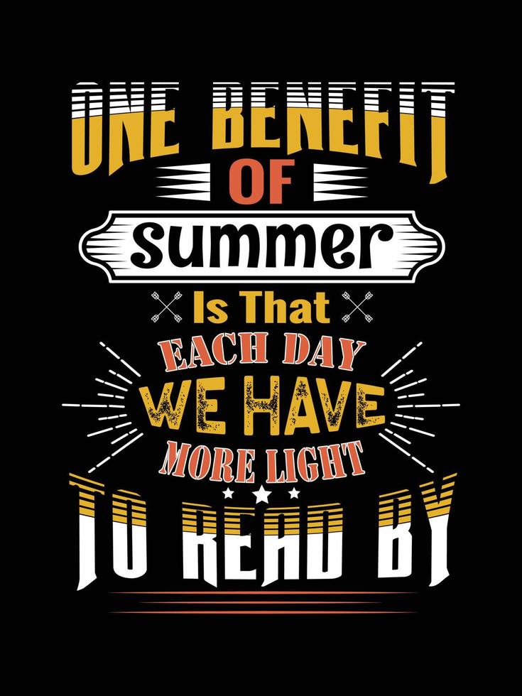 Sommer bunter Schriftzug Vintage Typografie Vektor T-Shirt Design