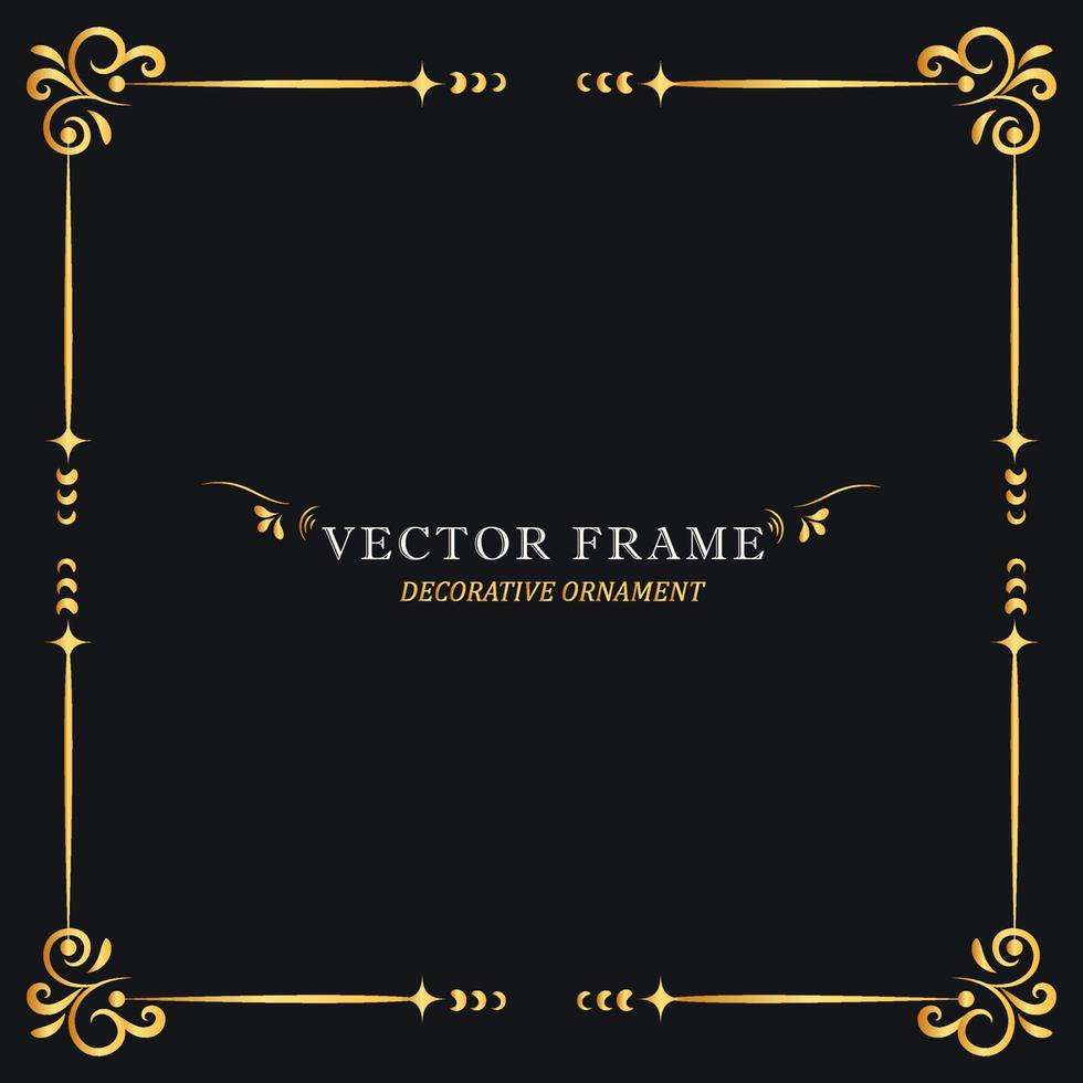 dekorative Rahmendesign-Grenzkollektion vektor